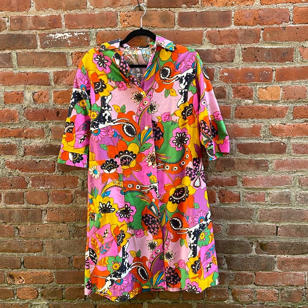 Handmade Vintage Button Down Dress